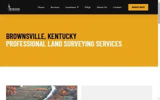 Henderson Land Surveying - Brownsville website