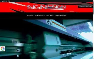 Sign Design of Henderson website