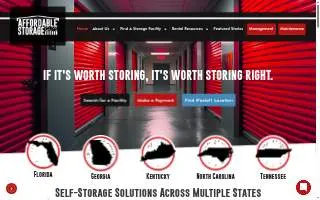 Affordable Storage Guys Hopkinsville website