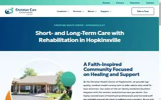 Christian Health Center Hopkinsville website