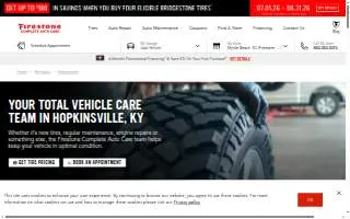 Firestone Complete Auto Care of Hopkinsville website