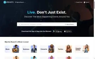 Event Center of Hamburg website