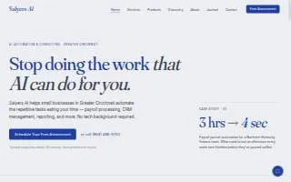 Salyers AI website