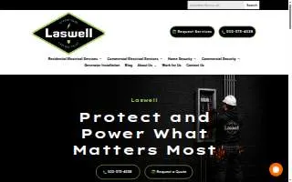 Laswell Security & Automation of Jeffersontown website