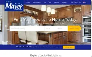 Mayer Realtors website