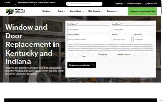 Renewal by Andersen of Louisville website