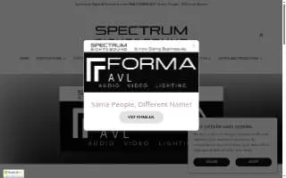 Spectrum Sight & Sound of Jeffersontown website
