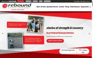 Rebound Integrative Health & Sports Clinics (Hyattsville, MD) website