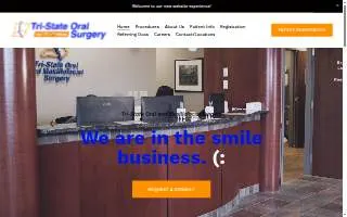 Tri-State Oral & Maxillofacial Surgery of Lawrenceburg website