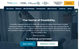 USA Mortgage of Lawrenceburg website