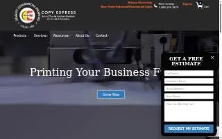 Copy Express website