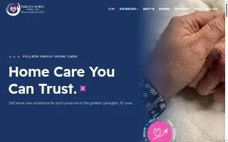 Fullers Family Home Care website