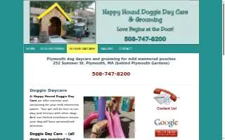 Happy Hounds Grooming, LLC website