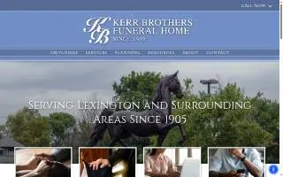 Kerr Brothers Funeral Home website