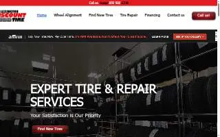 Lexington Discount Tires website