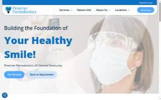 Premier Periodontics website