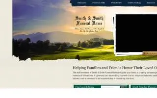 Smith & Smith Funeral Home website