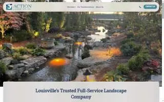 Action Landscape Inc of Louisville website