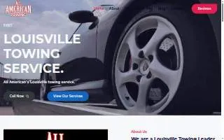 All American Towing Inc. of Louisville website