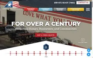 American Roofing and Metal website