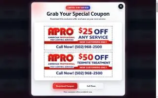 AMPRO Pest Control website