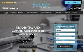 Backup Plumbing website