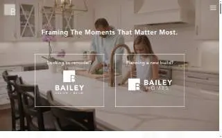 Bailey Design + Build of Louisville website