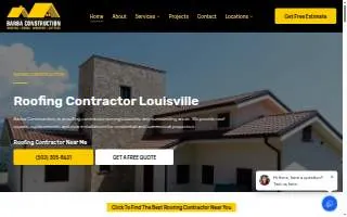 Barba Construction website
