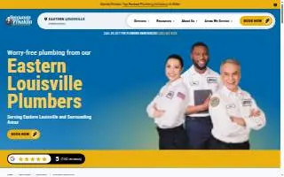 Benjamin Franklin Plumbing of Louisville website