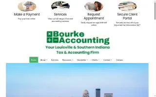 Bourke Accounting website