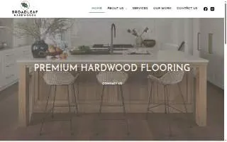 Broadleaf Hardwoods of Louisville website