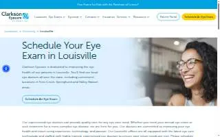 Clarkson Eyecare of Louisville website