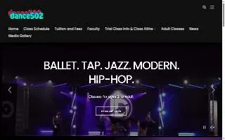 Dance 502 of Louisville website