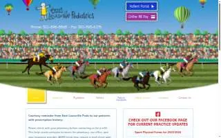East Louisville Pediatrics website