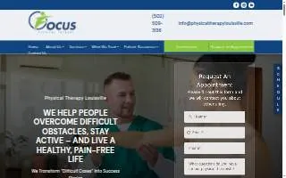 Focus Physical Therapy - Louisville website