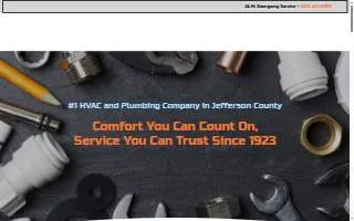Glanz & Buffat Plumbing, Heating and Cooling website