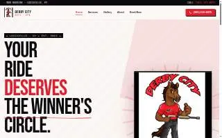 HAND Car Wash website