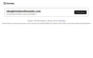 Ideal PhotoBooth Rentals website