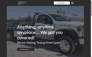 Mosbys Towing & Transport LLC of Louisville website