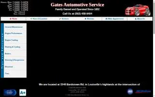NC Auto Repair Shop website