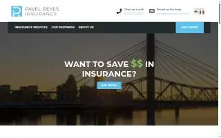 Pavel Reyes Insurance Agency website