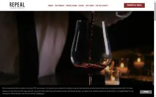 Repeal Oak Fired Steakhouse website