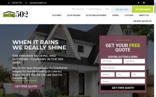 Roofing 502 website