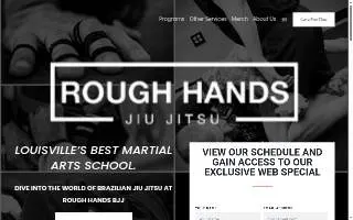 Rough Hands BJJ of Louisville website