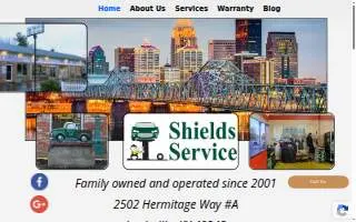 Shields Service website