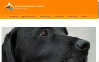 Stony Brook Animal Hospital website