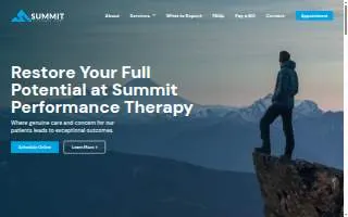 Summit Performance Therapy website