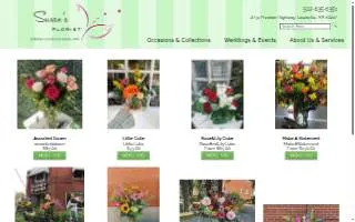 Susan's Florist website