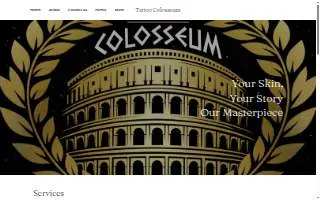 Tattoo Colosseum website