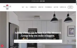 The Monarch Group Brokered by eXp Realty website